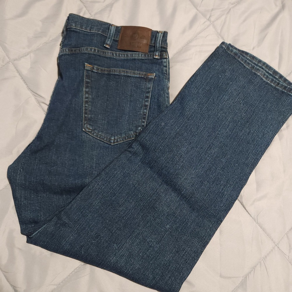 Wrangler Jeans Mens 38x30‎ Blue Regular Fit Straight Leg Stretch Denim Mexico
